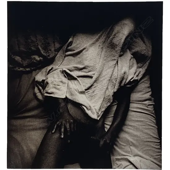 Peter Peryer (1941-2019) - Self-portrait on bed,